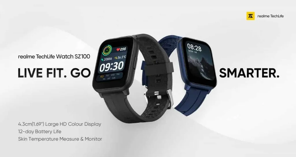 Realme TechLife Watch SZ100 akıllı saatin tanıtım tarihi belli oldu