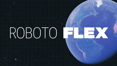 Popüler Roboto yazı tipi için “Flex” adında yeni bir seçenek