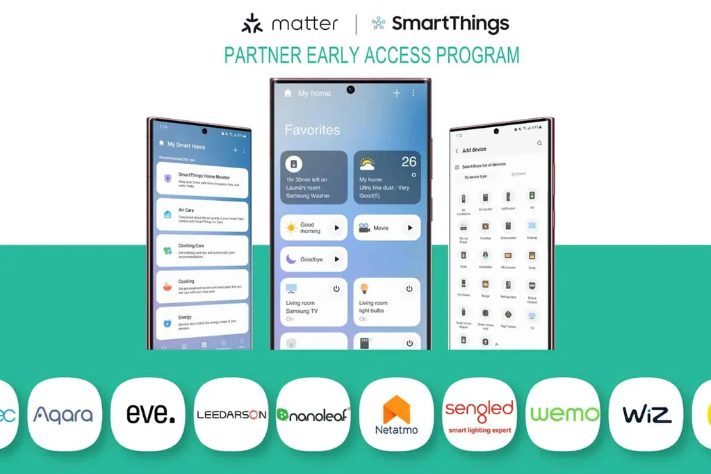 Samsung SmartThings platformunda Matter cihazlarını test etmeye başlıyor