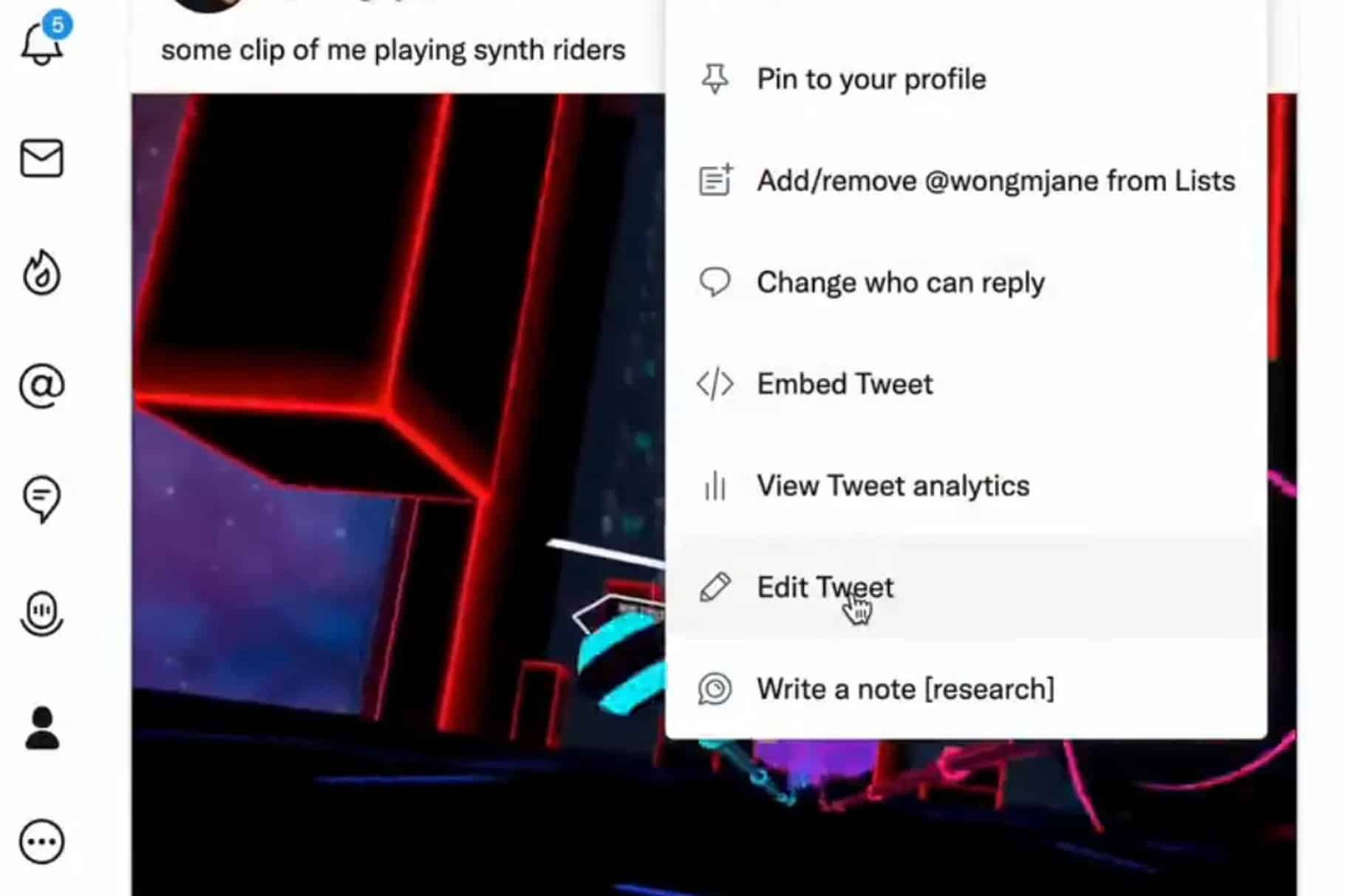 twitter düzenle butonu
