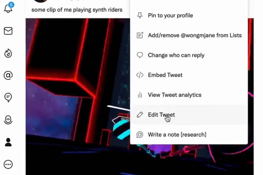 twitter düzenle butonu