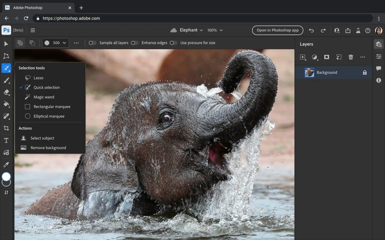 adobe photoshop web