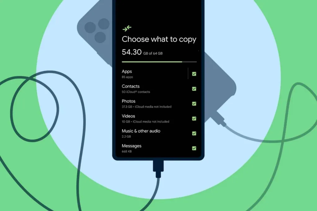 Android’e Geç uygulaması şimdi tüm Android 12 telefonları destekliyor