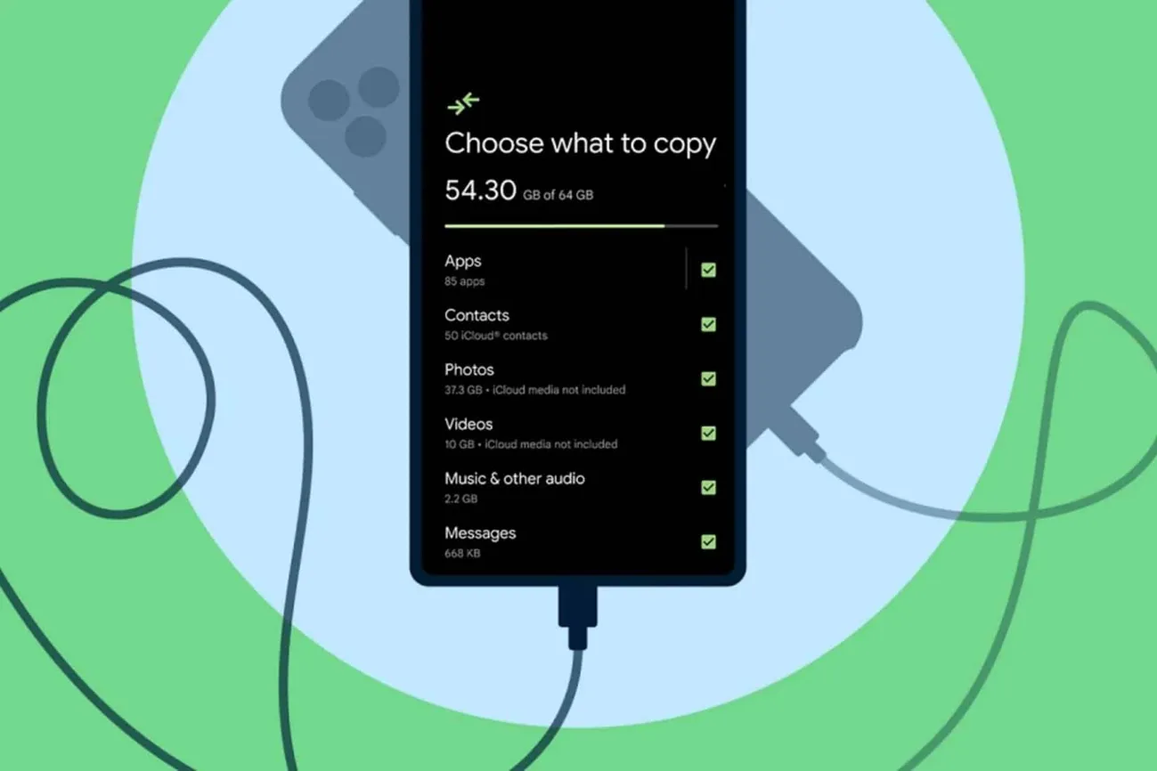 Android’e Geç uygulaması şimdi tüm Android 12 telefonları destekliyor