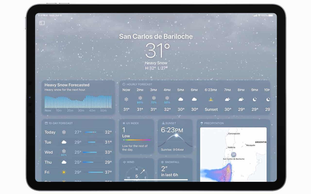 ipados 16 hava durumu
