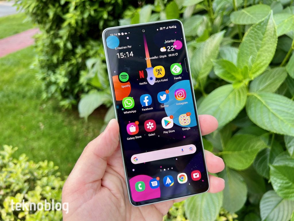 samsung galaxy a73 inceleme android telefon