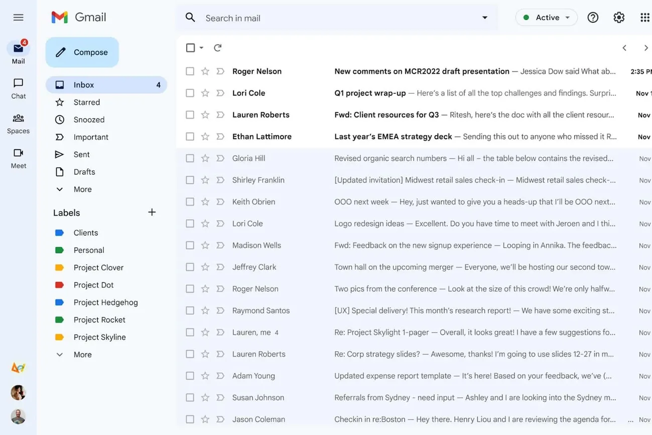 Gmail’ın yenilenmiş kullanıcı arayüzü daha fazla kullanıcıya açılıyor
