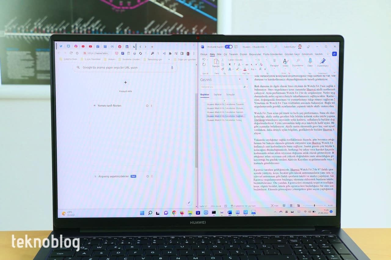 Huawei MateBook D16 (2022) İncelemesi