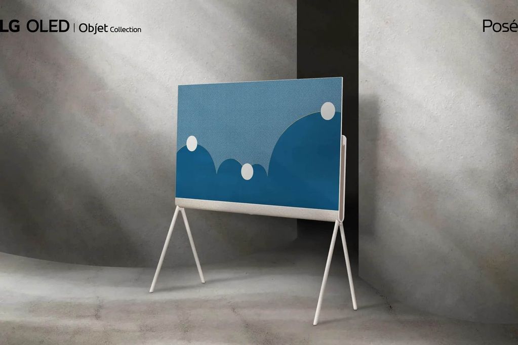 lg oled objet collection pose