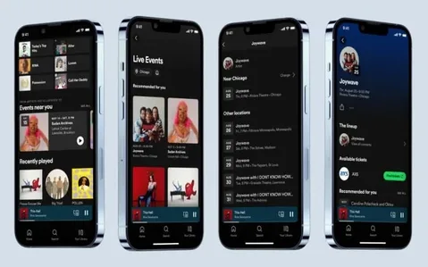 Spotify favori sanatçıların konserlerini bulmayı kolaylaştırıyor