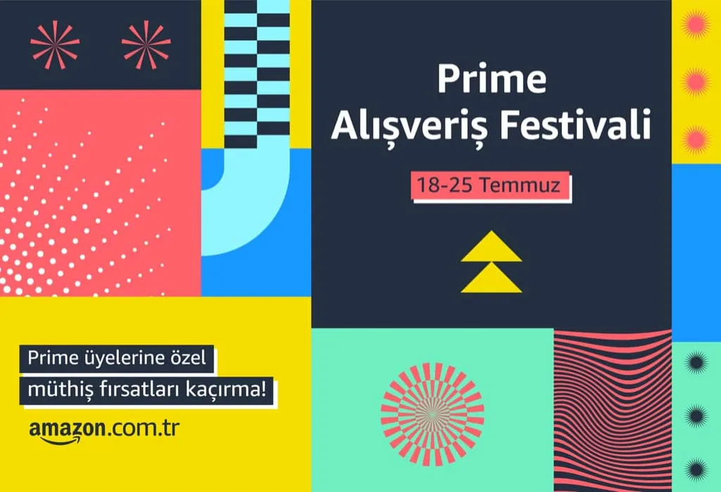 Amazon’un büyük alışveriş etkinliği Prime Alışveriş Festivali başladı
