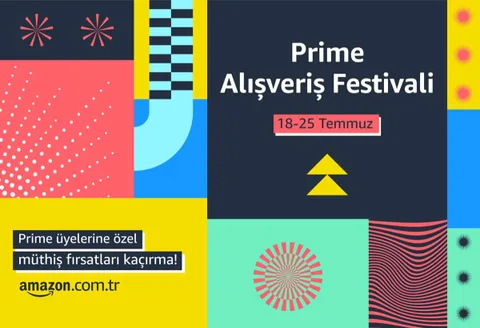 Amazon’un büyük alışveriş etkinliği Prime Alışveriş Festivali başladı