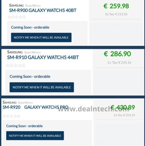 galaxy watch 5