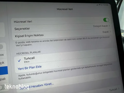Wi-Fi + Cellular iPad’lerde eSIM nasıl aktifleştirilir?
