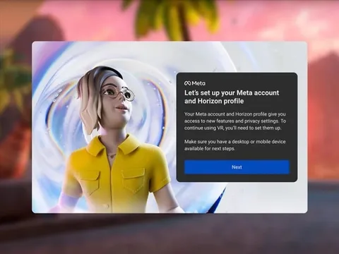Meta Quest sanal gerçeklik başlığı için artık Facebook hesabına sahip olmak gerekmeyecek