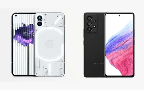 Nothing Phone 1 ve Samsung Galaxy A53 karşı karşıya