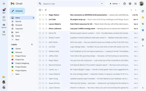 Yeni Gmail tasarımı dağıtıma çıktı