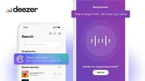 Deezer mırıldanan veya ıslıkla çalınan şarkıların ne olduğunu bulacak