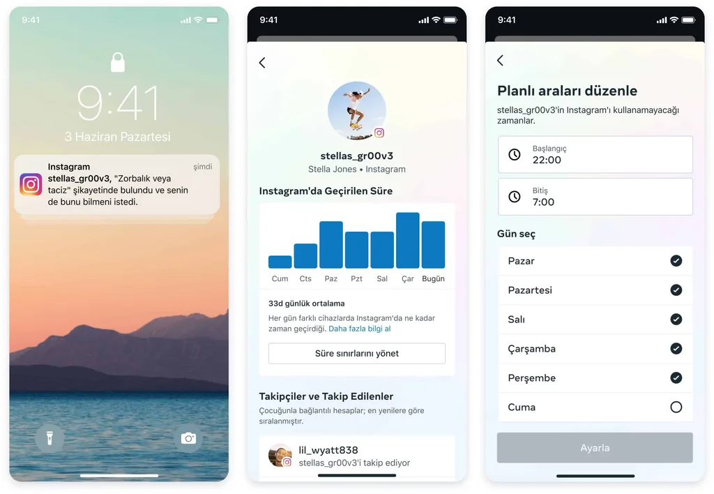 Instagram Aile Merkezi özelliği Türkiye’de kullanımda