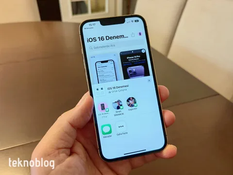Apple yeni iOS 16.1 betası ile pil yüzdesi ikonunu değiştiriyor