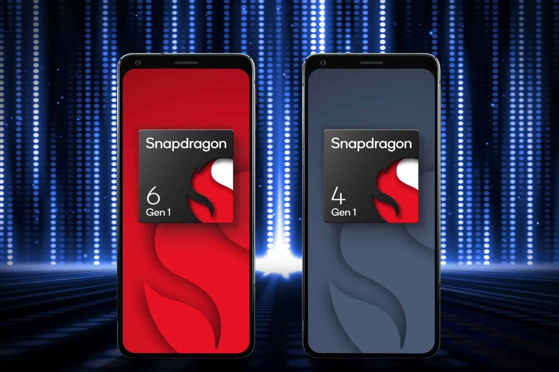 snapdragon 6 gen 1 snapdragon 4 gen 1