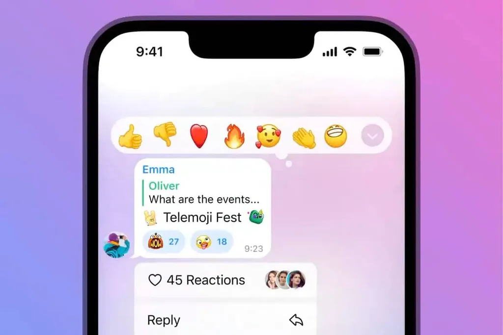 Telegram kullanıcılarına emoji durum güncellemeleri ve diğer yenilikler