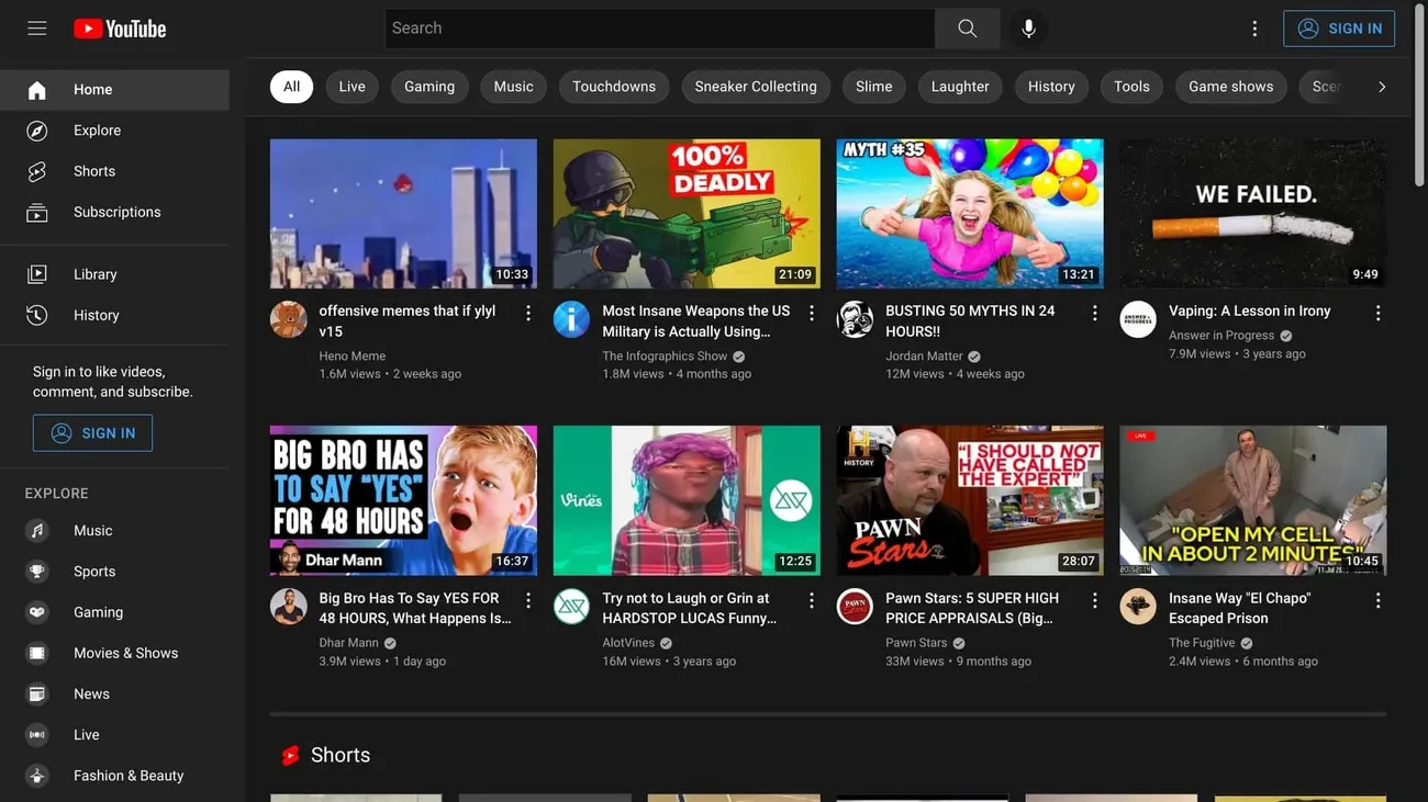 YouTube ana sayfa tasarımında değişikliğe gidiyor