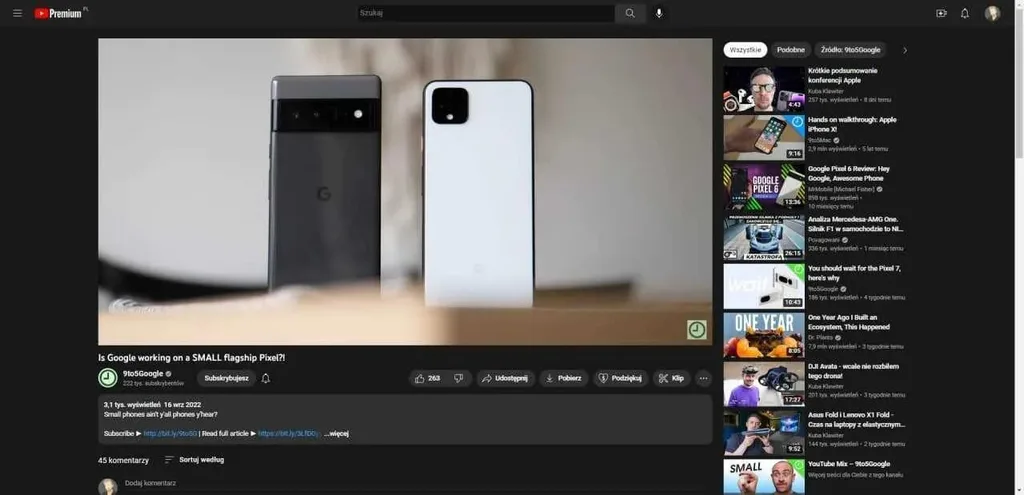 YouTube video sayfasının tasarımını yeniliyor