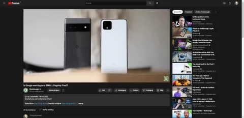 YouTube video sayfasının tasarımını yeniliyor