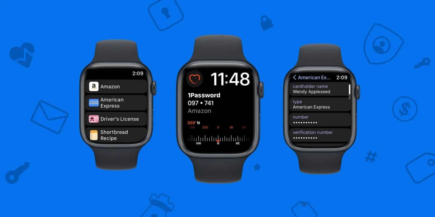 1password 8 apple watch