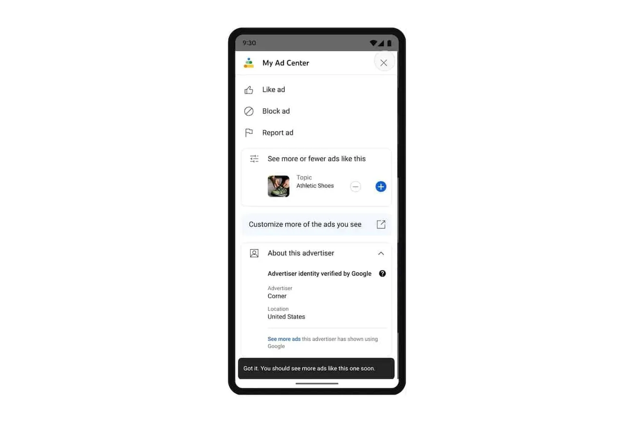 Google reklamların kontrolünü tek bir yerde birleştirecek Reklam Merkezim’i kullanıma sunuyor
