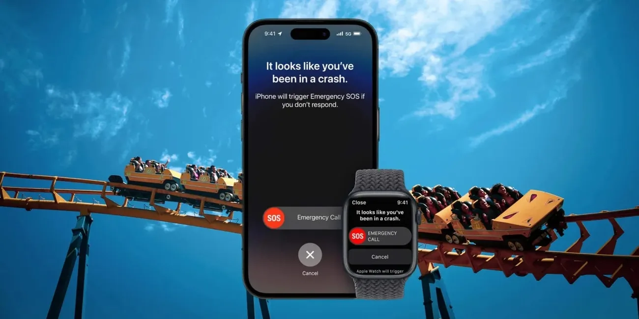 iPhone 14’ün Trafik Kazası Algılama özelliği lunapark trenlerinde çalışıyor