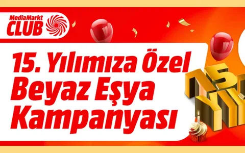 MediaMarkt’tan beyaz eşyalarda 15. Yıla özel CLUB kampanyası