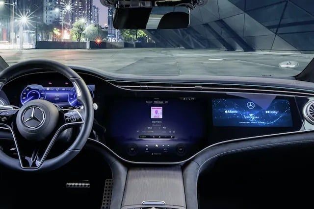 mercedes apple music uzamsal ses