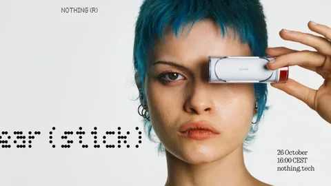 Yeni Nothing Ear Stick sızıntısı tasarımın detaylarını gösteriyor