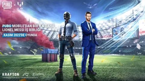 Lionel Messi önümüzdeki ay PUBG Mobile’a geliyor