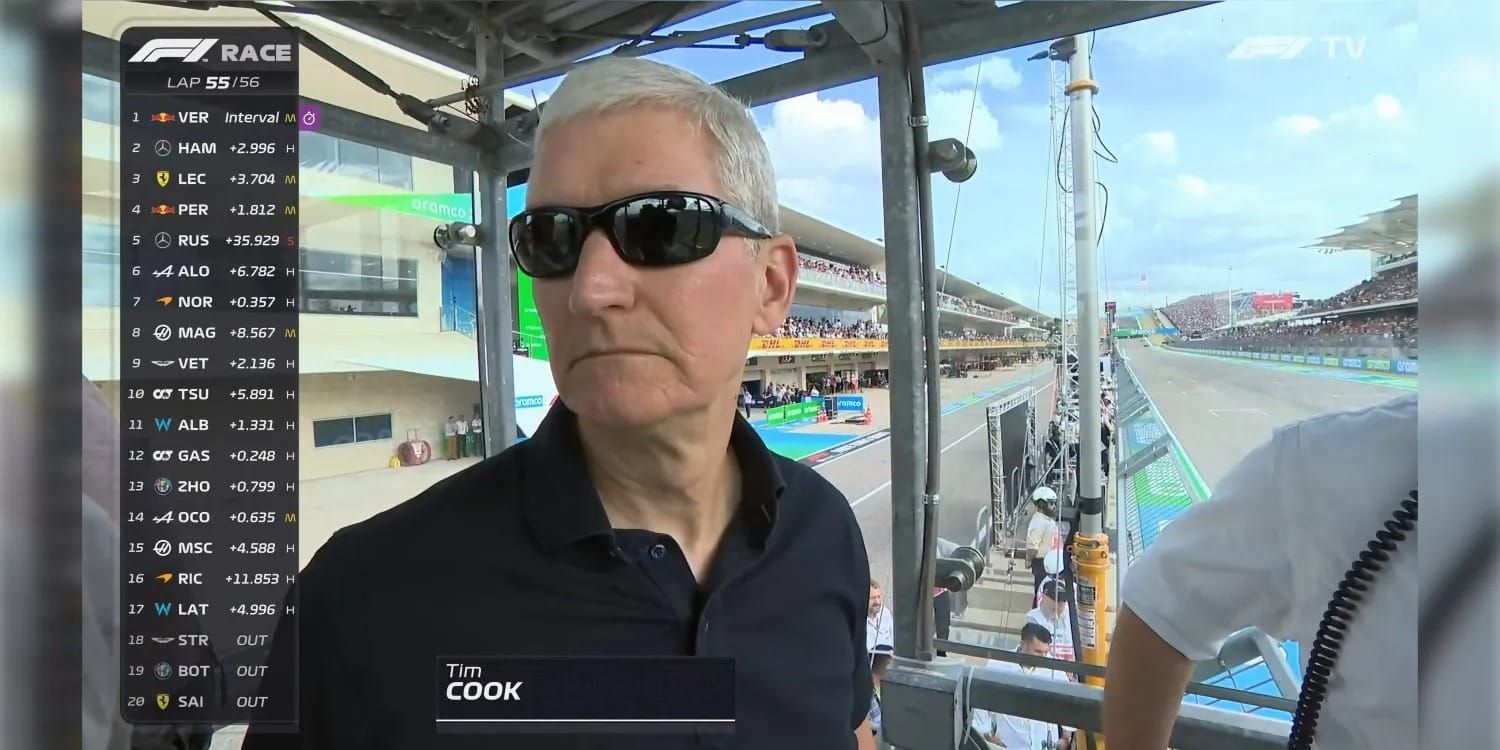tim cook f1