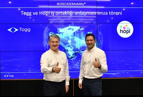 Togg ve Hopi kesintisiz deneyim için iş birliğine gidiyor