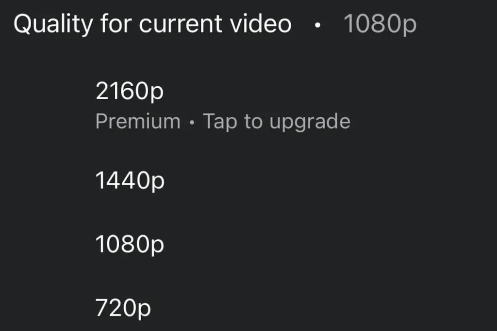 YouTube 4K çözünürlüğü Premium abonelerine özel hâle mi getirecek?