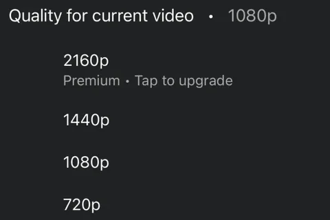 YouTube 4K çözünürlüğü Premium abonelerine özel hâle mi getirecek?