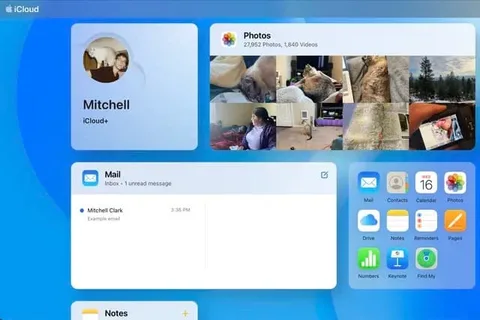 iCloud’un yeni web tasarımı akıllara iPad’in ana ekranını getiriyor