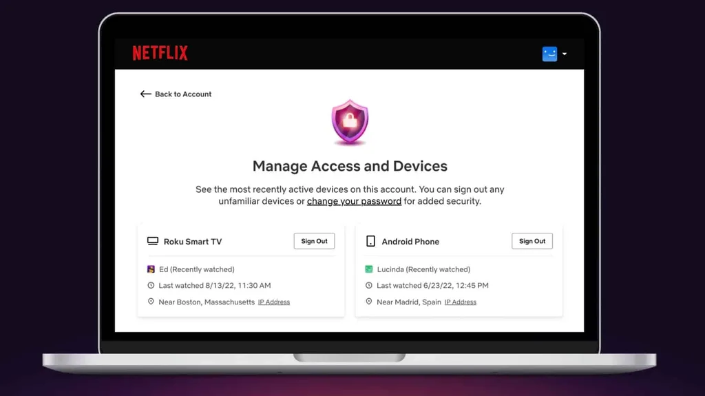 Netflix’in yeni aracıyla hesaba bağlı cihazların erişimi uzaktan kesilebiliyor