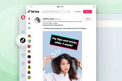 Opera’nın masaüstü internet tarayıcısıyla TikTok’a hızlı erişim mümkün