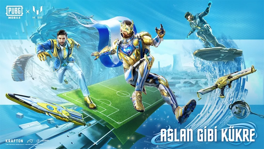 PUBG Mobile Lionel Messi temalı yeni eşyaları oyuncularla buluşturuyor