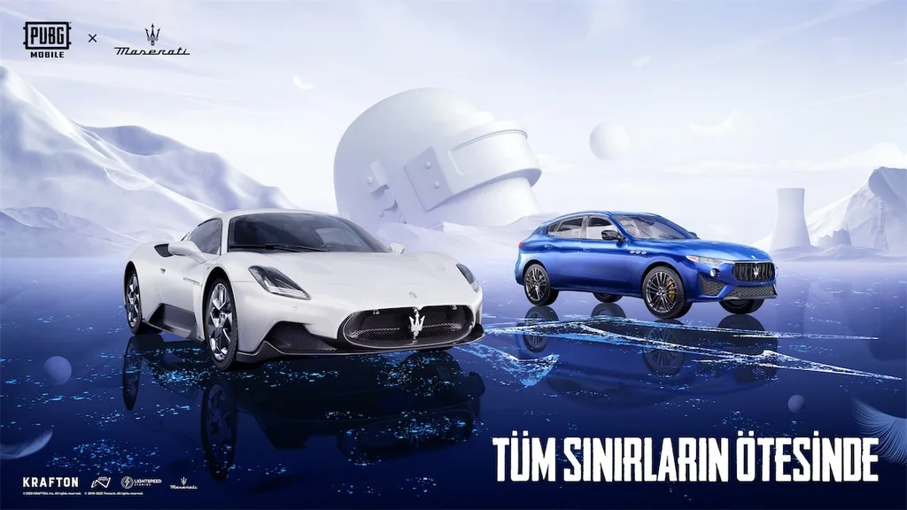 PUBG Mobile’a Maserati’nin popüler otomobilleri geliyor