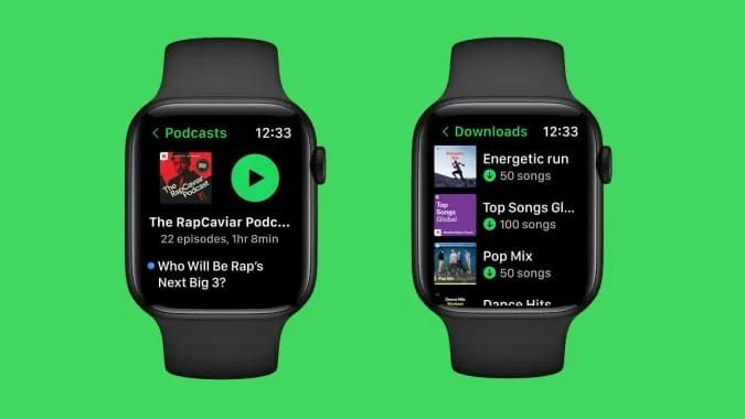 spotify apple watch