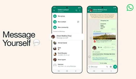 WhatsApp kullanıcılarının kendilerine mesaj göndermesi kolaylaşıyor