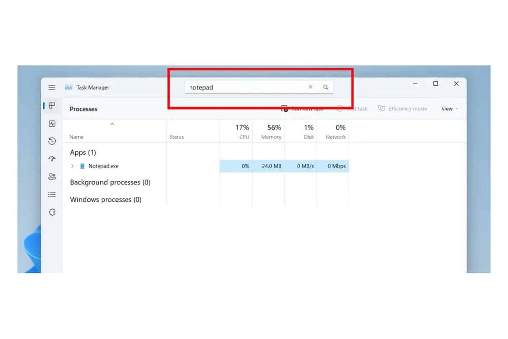 windows 11 görev yöneticisi