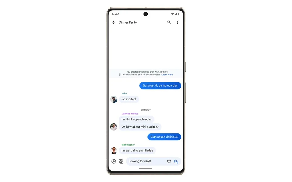 Google Mesajlar RCS grup sohbetlerini de uçtan uca şifreleyecek