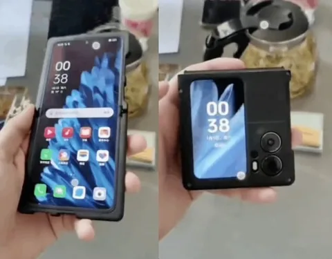 Oppo’nun yeni katlanabilir telefonunun tasarımı sızan videoyla görüldü